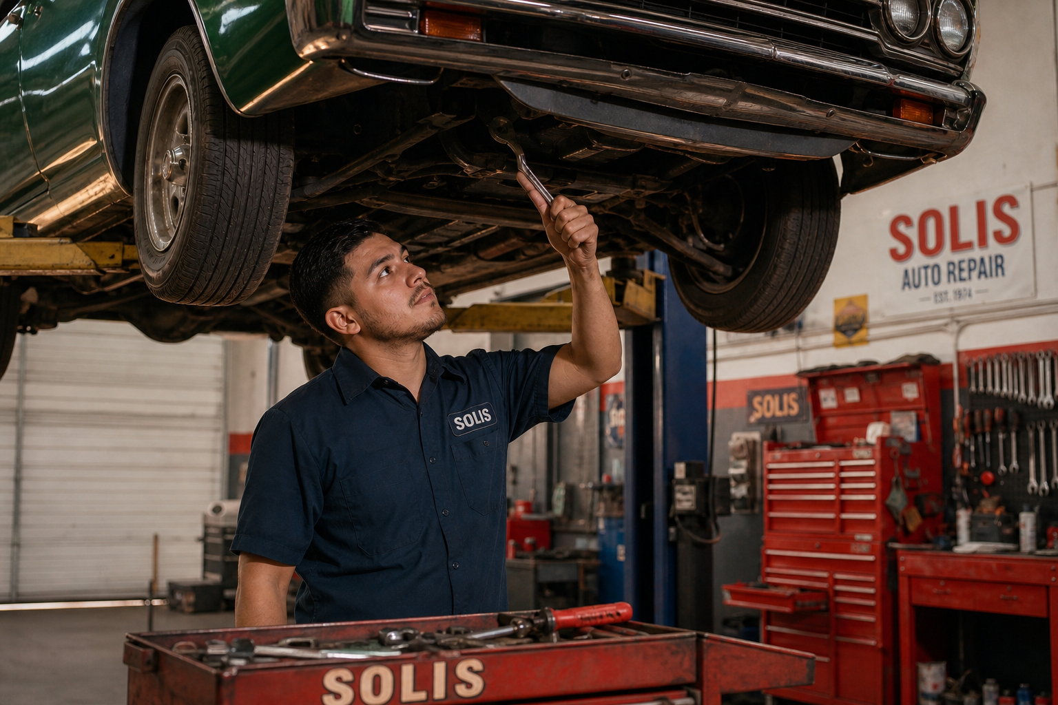 Technician at work in an ASP shop
